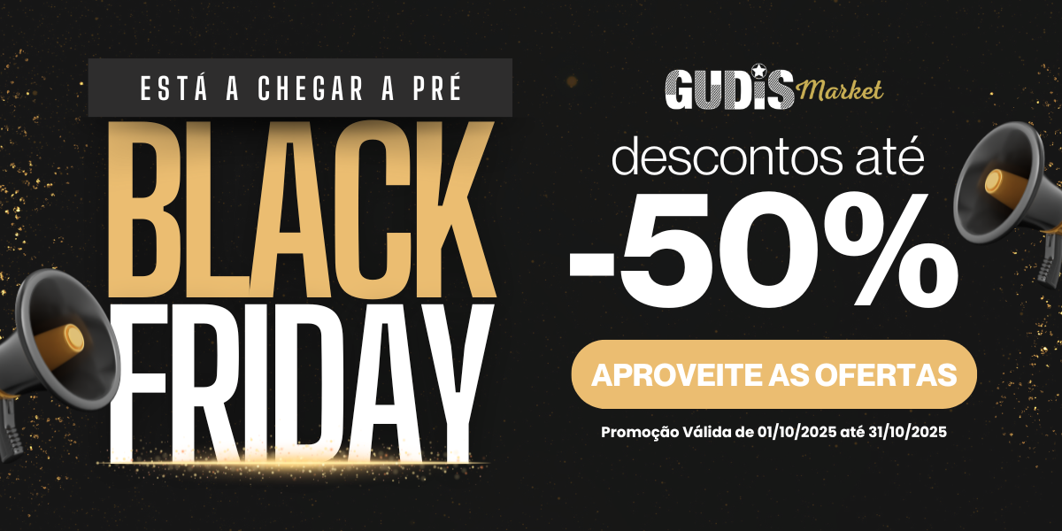 Pré-Black Friday | 50% de Desconto