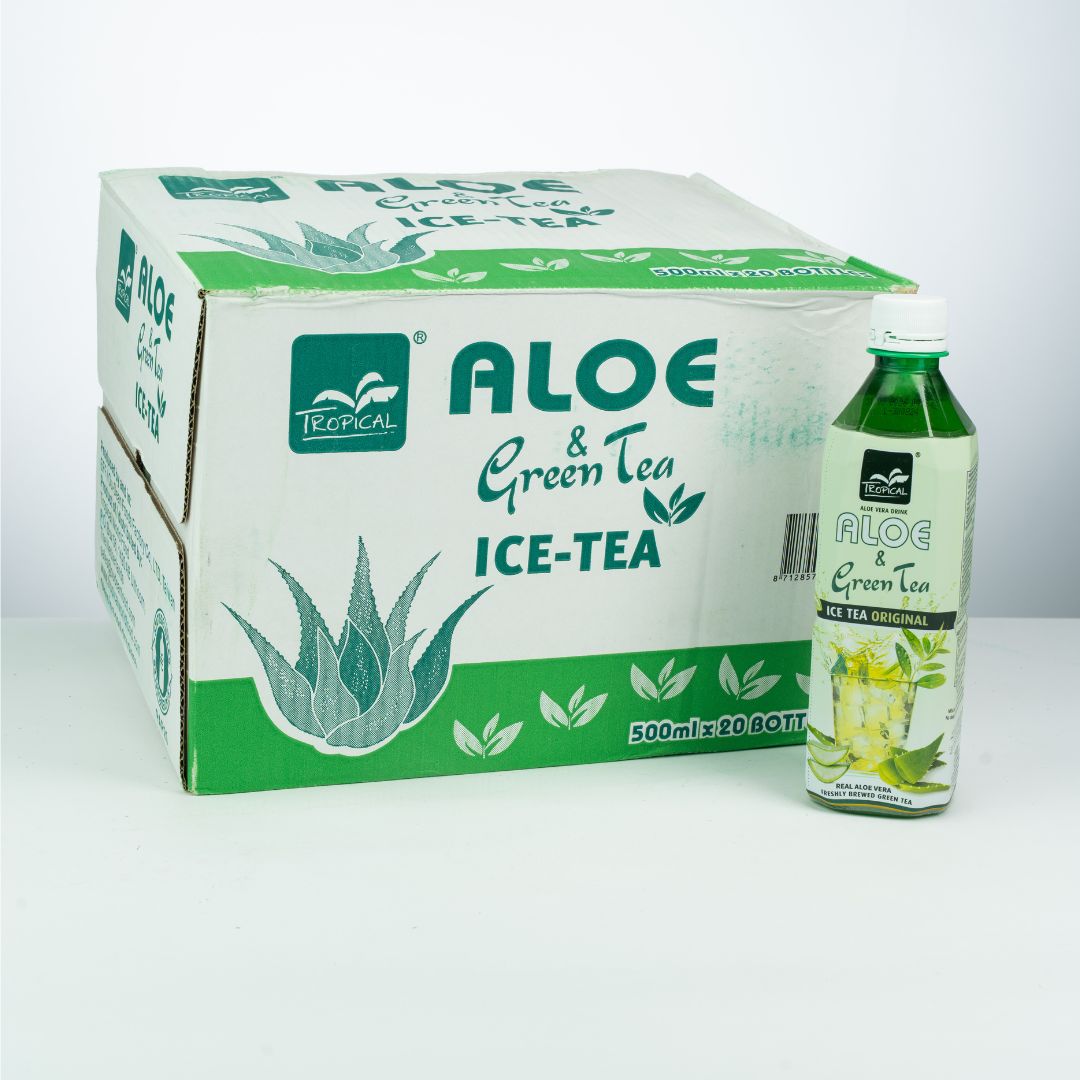 Bebida Aloe Vera - Chá Verde (20x500ml)