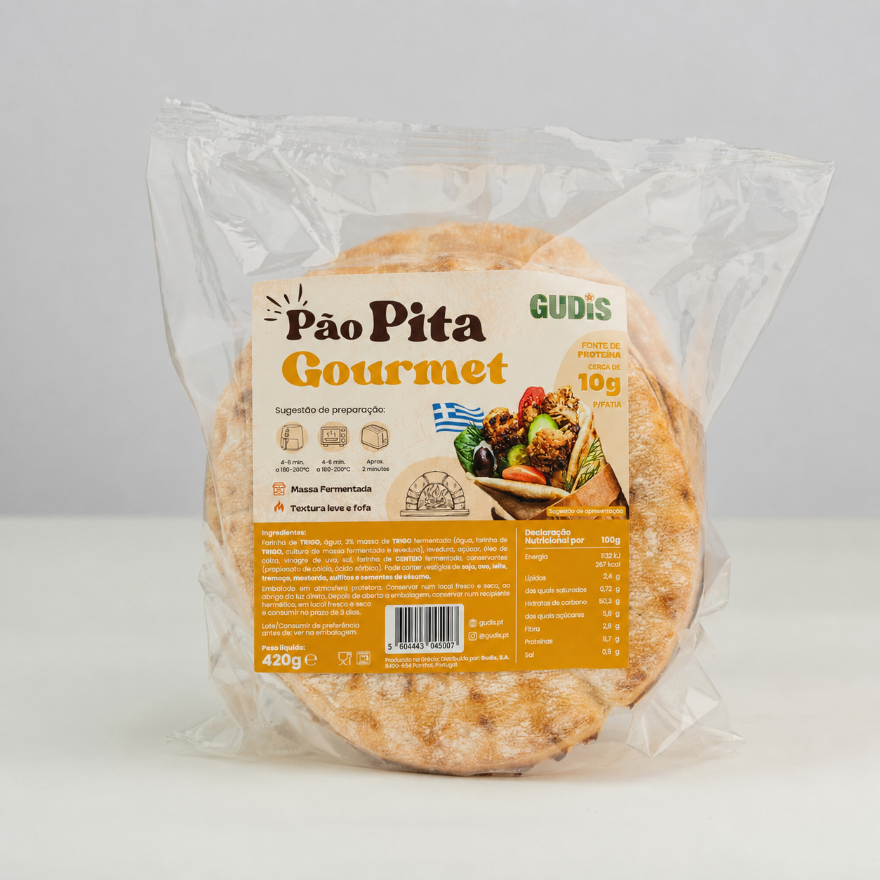 Gourmet Pita Bread (9x420g)