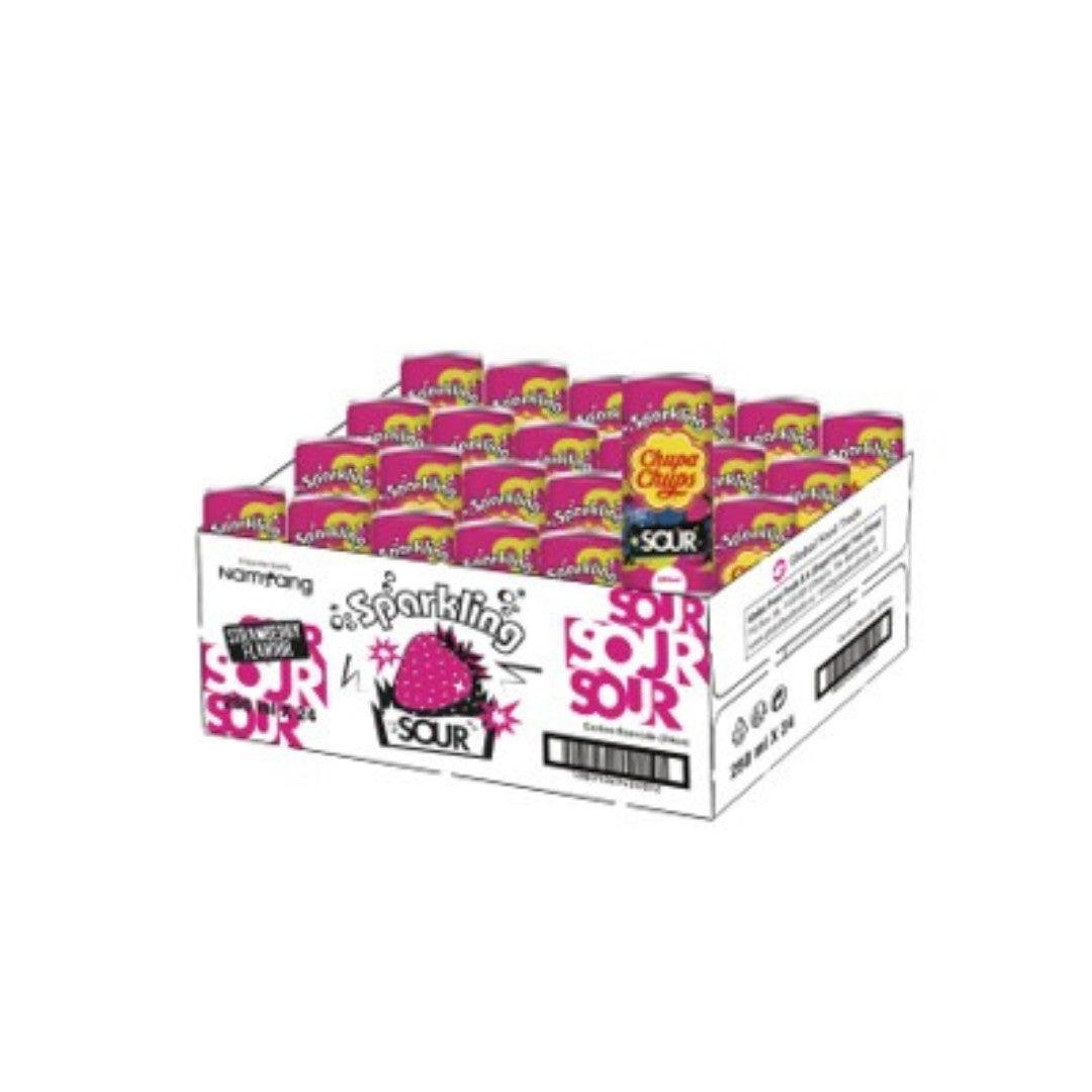 Chupa Chups SOUR Morango (24x250ml)