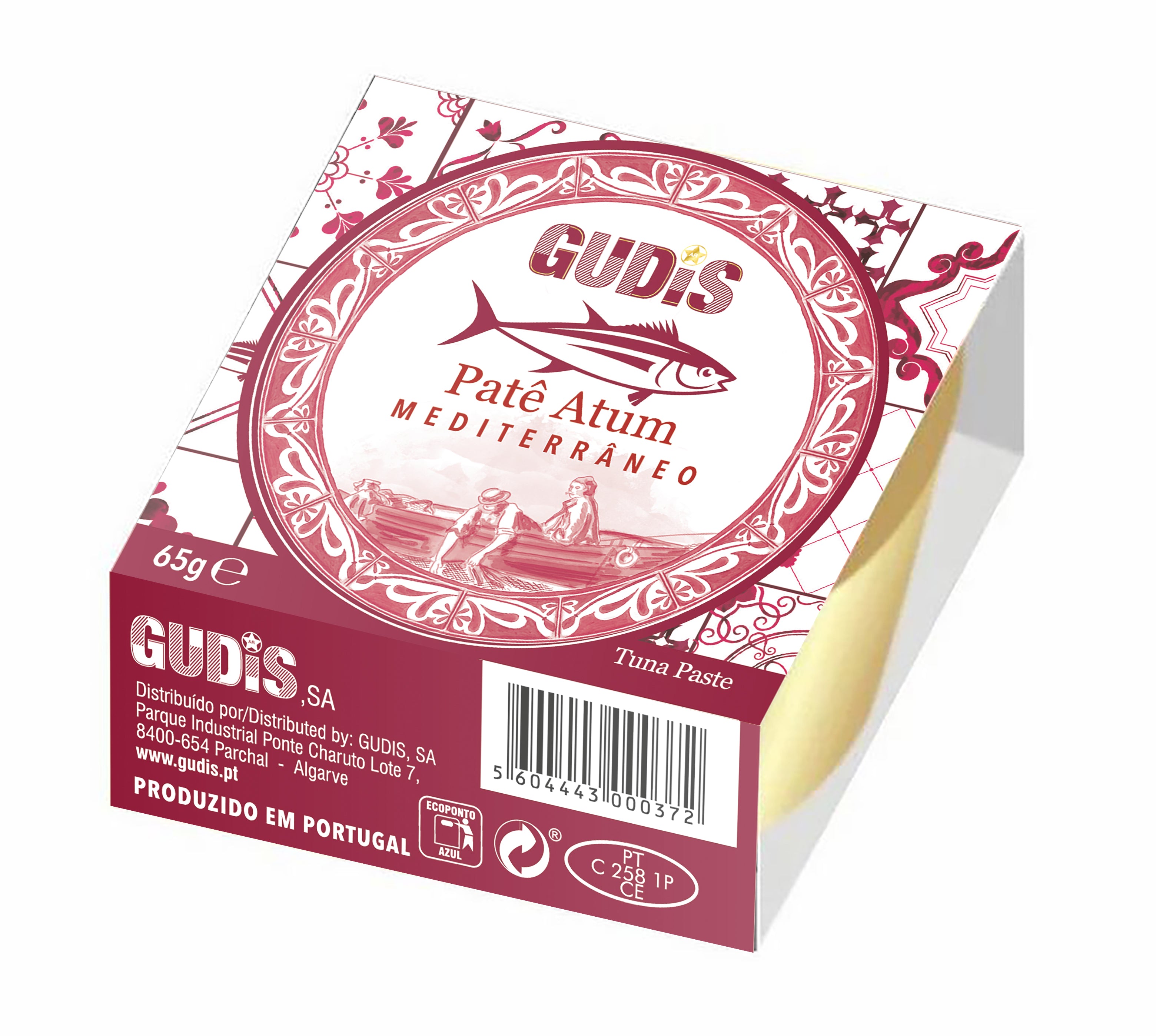 Patê de Atum Mediterrâneo (36x65g)