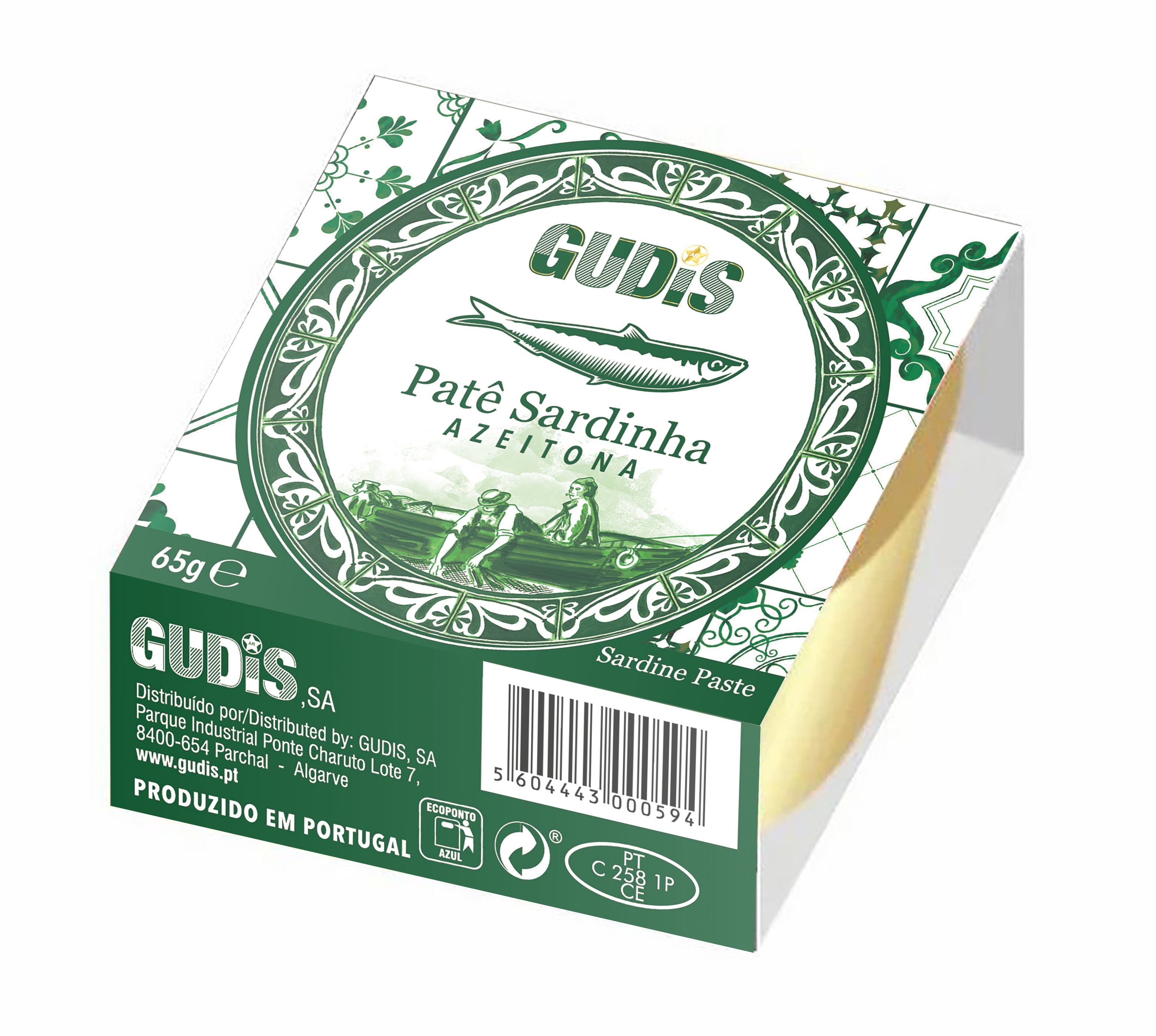 Patê de Sardinha c/ Azeitona (36x65g)