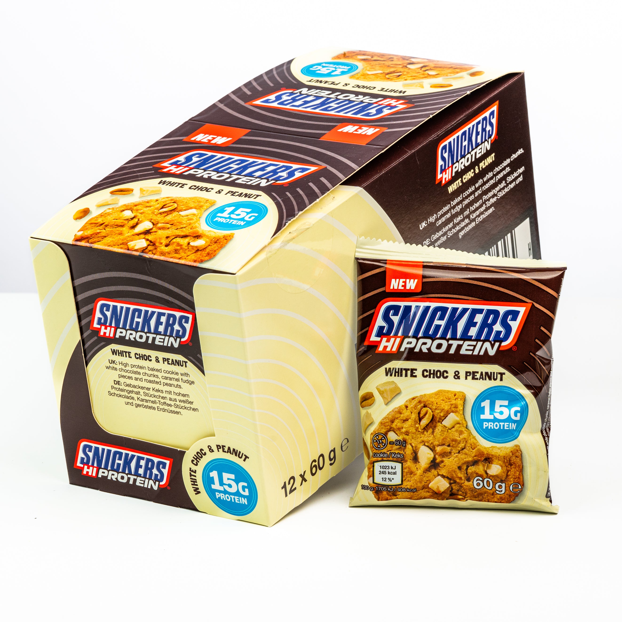 SNICKERS White High Protein Cookie (12x60g)