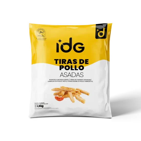 Tiras de Peito Frango Assado 10mm 2,5kg