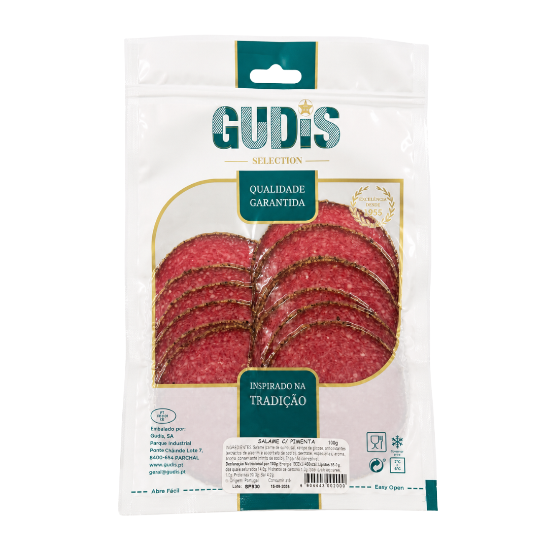 Salami sachets with pepper 100g