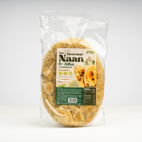 Pão Naan c/Alho e Coentros (14x260g)